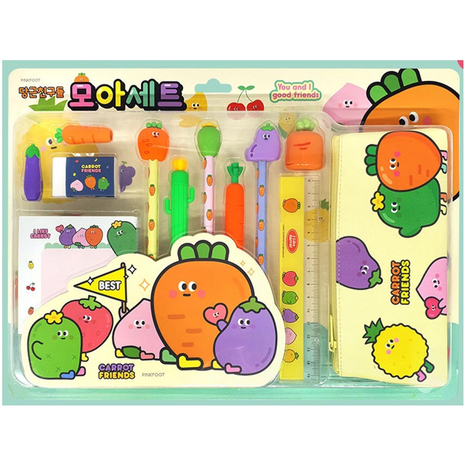 Pinkfoot Carrot Friends Moa Set
